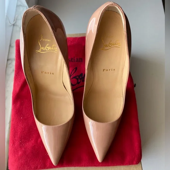 Christian Louboutin So Kate Patent Pumps (w/ Receipt) - Nude - Picture 4 of 10